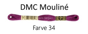 DMC Mouline Amagergarn farve 34